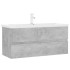 Mueble con lavabo madera de ingeniería gris