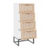 Aparador alto madera contrachapada blanco 40x30x95