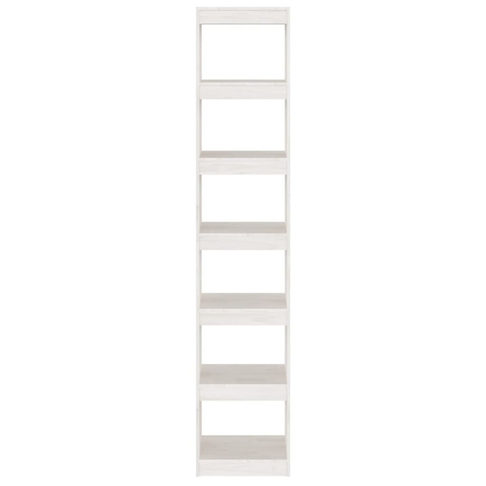 Estantería/divisor de espacios madera pino blanco 40x30x199