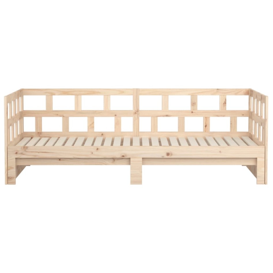 Sofá cama extraíble madera maciza de pino 2x(90x200)