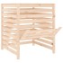 Compostador de madera maciza de pino 82,5x82,5x99,5