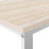Escritorio de ordenador madera de ingeniería blanco y