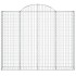 Cesta gaviones forma arco hierro galvanizado 200x30x160/180