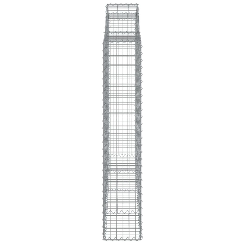 Cesta gaviones forma arco hierro galvanizado 200x30x160/180