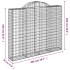 Cesta gaviones forma arco hierro galvanizado 200x30x160/180
