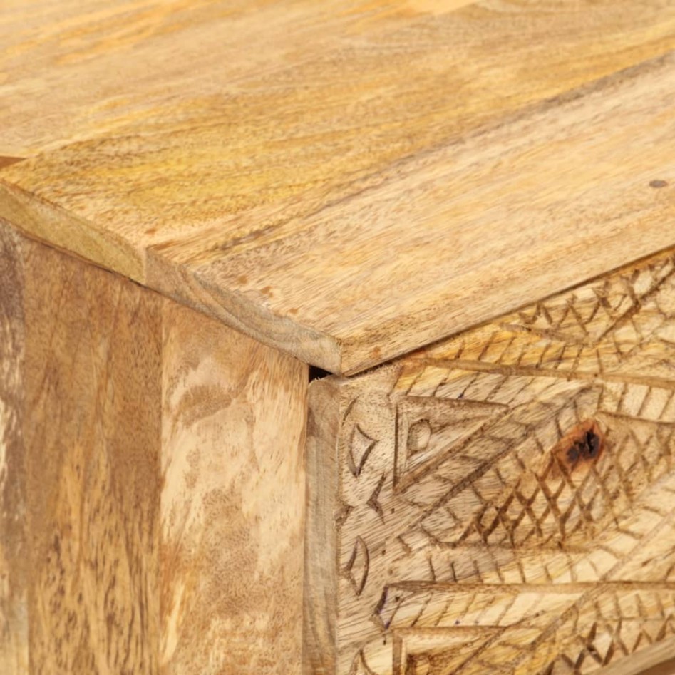 Mueble para TV madera maciza de mango 110x30x40