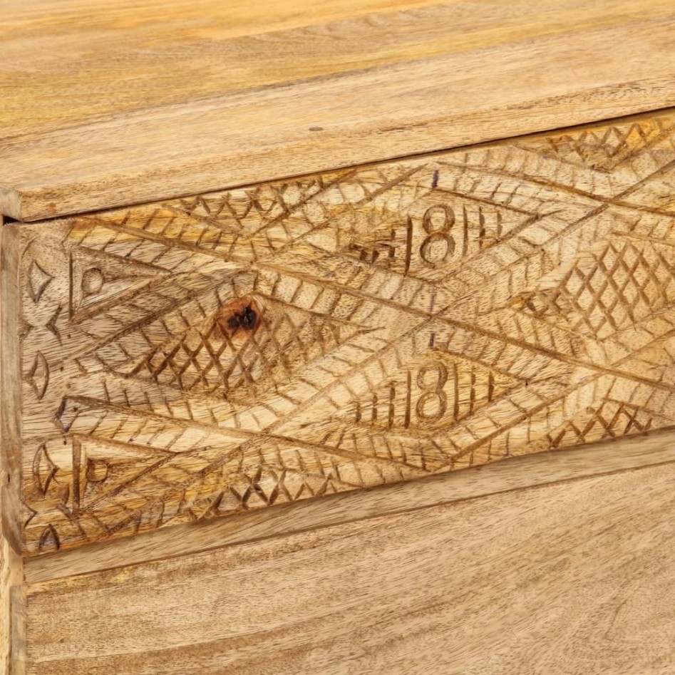 Mueble para TV madera maciza de mango 110x30x40