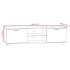 Mueble para TV madera contrachapada blanco 120x40,5x35
