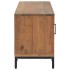 Mueble para TV madera maciza de pino marrón 110x35x48