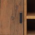 Mueble para TV madera maciza de pino marrón 110x35x48