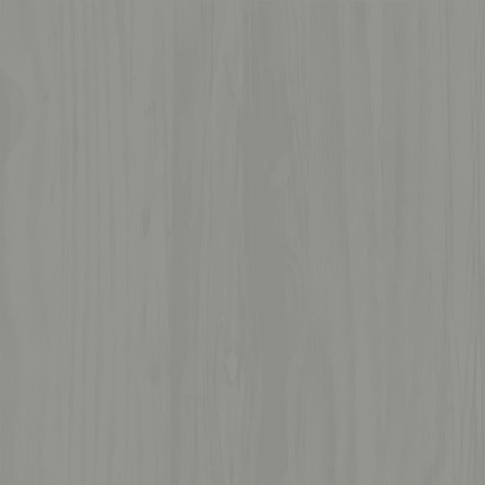 Armario con vitrina VIGO madera maciza pino gris 85x35x170