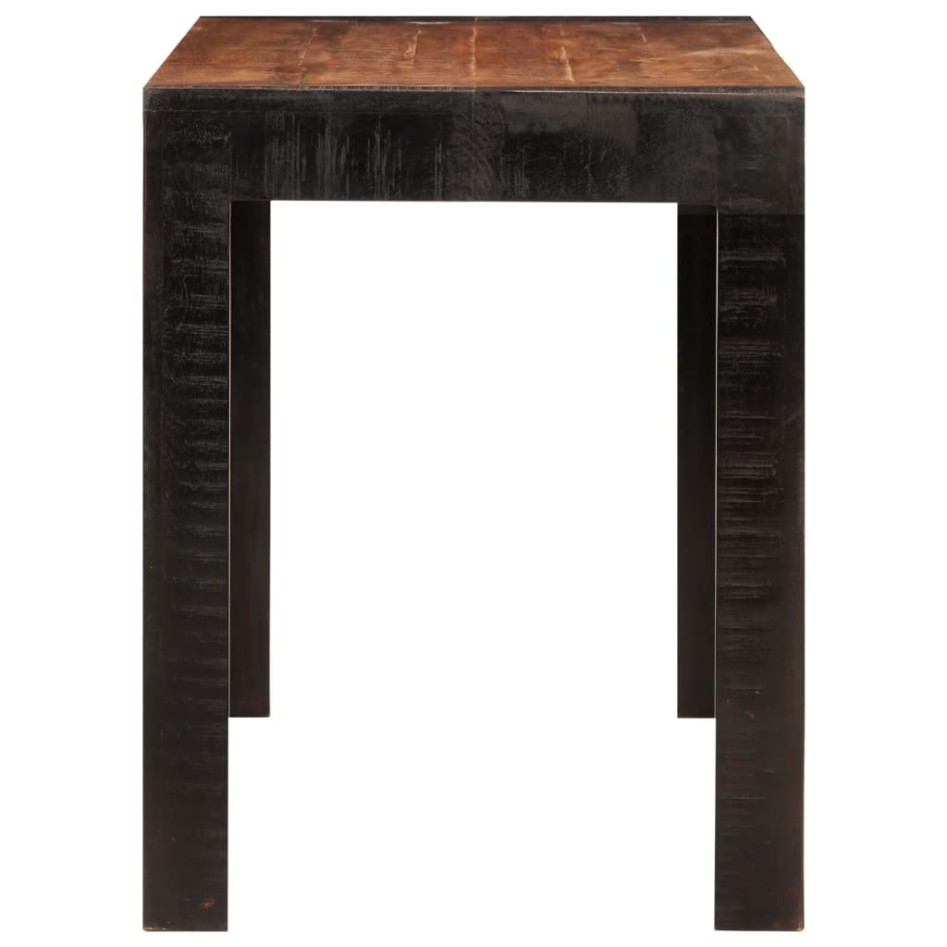 Mesa de comedor madera maciza de mango marrón miel 120x60x76
