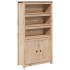 Aparador de madera maciza de pino 80x35x154
