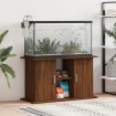 Soporte de acuario madera ingeniería marrón roble 101x41x58 cm