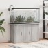 Soporte para acuario madera ingeniería gris Sonoma 101x41x58