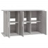 Soporte para acuario madera ingeniería gris Sonoma 101x41x58