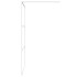 Mampara de ducha vidrio ESG transparente blanco 115x195