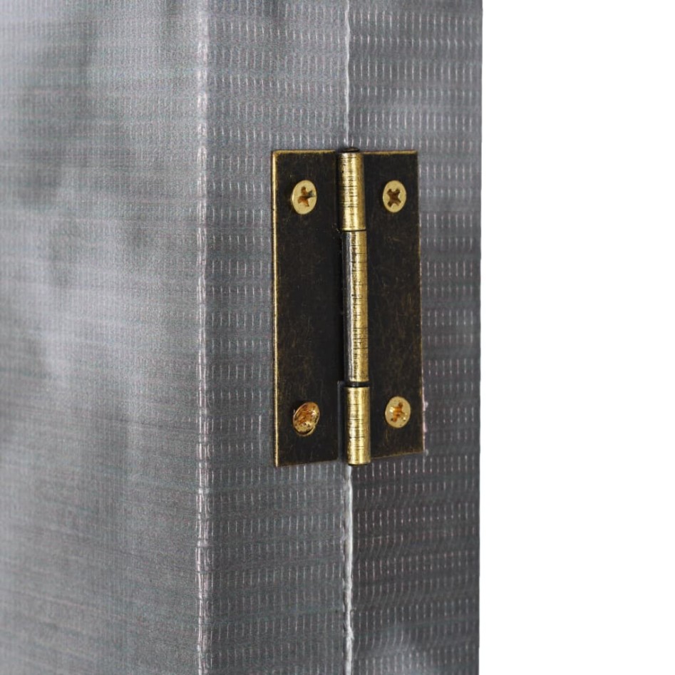 Biombo divisor plegable 200x170 cm bus Londres blanco y