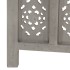Biombo 5 paneles tallado a mano madera de mango gris 200x165