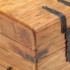 Baúl de madera maciza de acacia 40x40x40