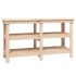 Banco de trabajo de madera maciza de pino 142,5x50x80