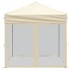 Carpa para fiestas plegable con paredes laterales crema 2x2