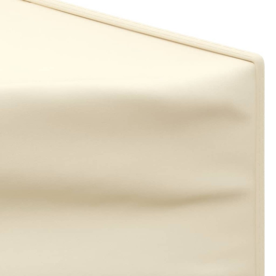 Carpa para fiestas plegable con paredes laterales crema 2x2