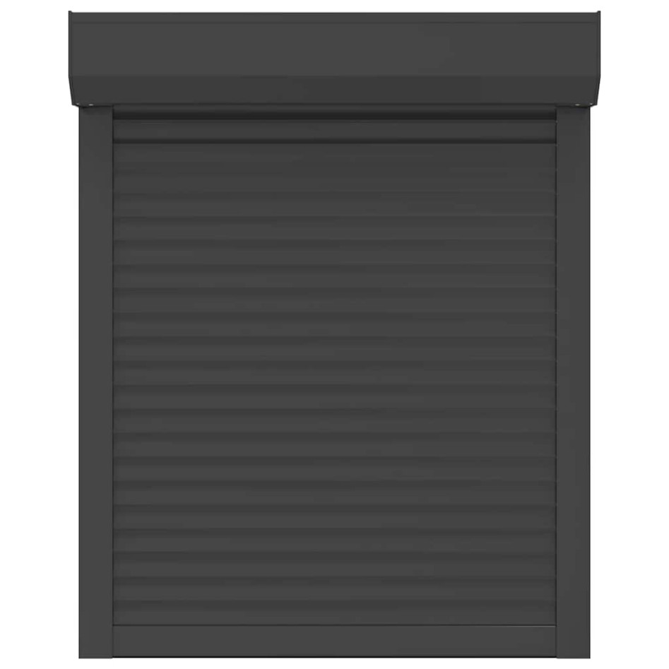 Persiana de aluminio gris antracita 80x100