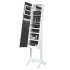 Espejo de pie con LED blanco 34x37x146