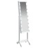 Espejo de pie con LED blanco 34x37x146