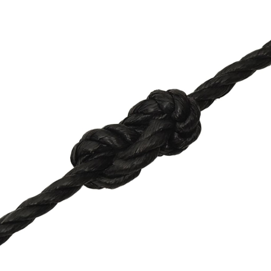 Cuerda de trabajo polipropileno negro 12 mm 500