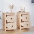 Mesitas de noche 2 uds madera maciza de pino 40x35x61,5