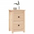 Mesitas de noche 2 uds madera maciza de pino 40x35x61,5