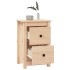 Mesitas de noche 2 uds madera maciza de pino 40x35x61,5