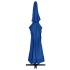 Sombrilla de jardín con palo de aluminio azul azure 500