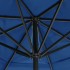 Sombrilla de jardín con palo de aluminio azul azure 500