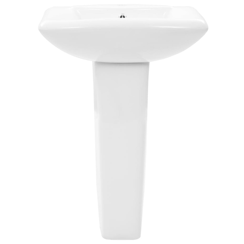 Lavabo de pie de cerámica blanco 580x470x200