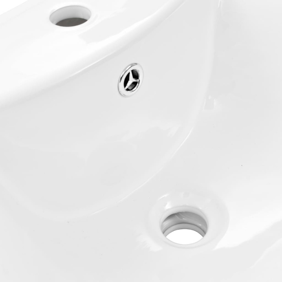 Lavabo de pie de cerámica blanco 580x470x200