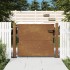 Puerta de jardín acero corten 105x80