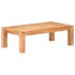 Mesa de centro madera maciza acacia acabado miel 110x60x35