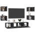 Set de muebles de salón TV 6 pzas madera de ingeniería
