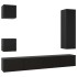 Set de muebles de salón TV 5 pzas madera de ingeniería