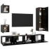 Set de muebles de salón TV 5 pzas madera de ingeniería