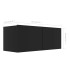 Set de muebles de TV salón 4 piezas madera contrachapada