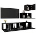 Set de muebles de salón TV 4 pzas madera de ingeniería