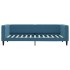 Sofá cama sin colchón terciopelo azul 100x200