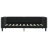 Sofá cama sin colchón terciopelo negro 90x190