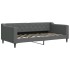 Sofá cama sin colchón tela gris oscuro 90x190