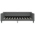 Sofá cama sin colchón tela gris oscuro 90x190