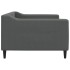 Sofá cama sin colchón tela gris oscuro 90x190